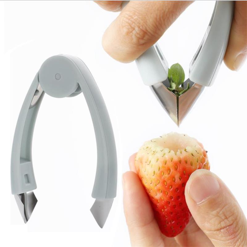 Pineapple Corer Slicer - Stainless Steel Tomato Stem Strawberry Leaf