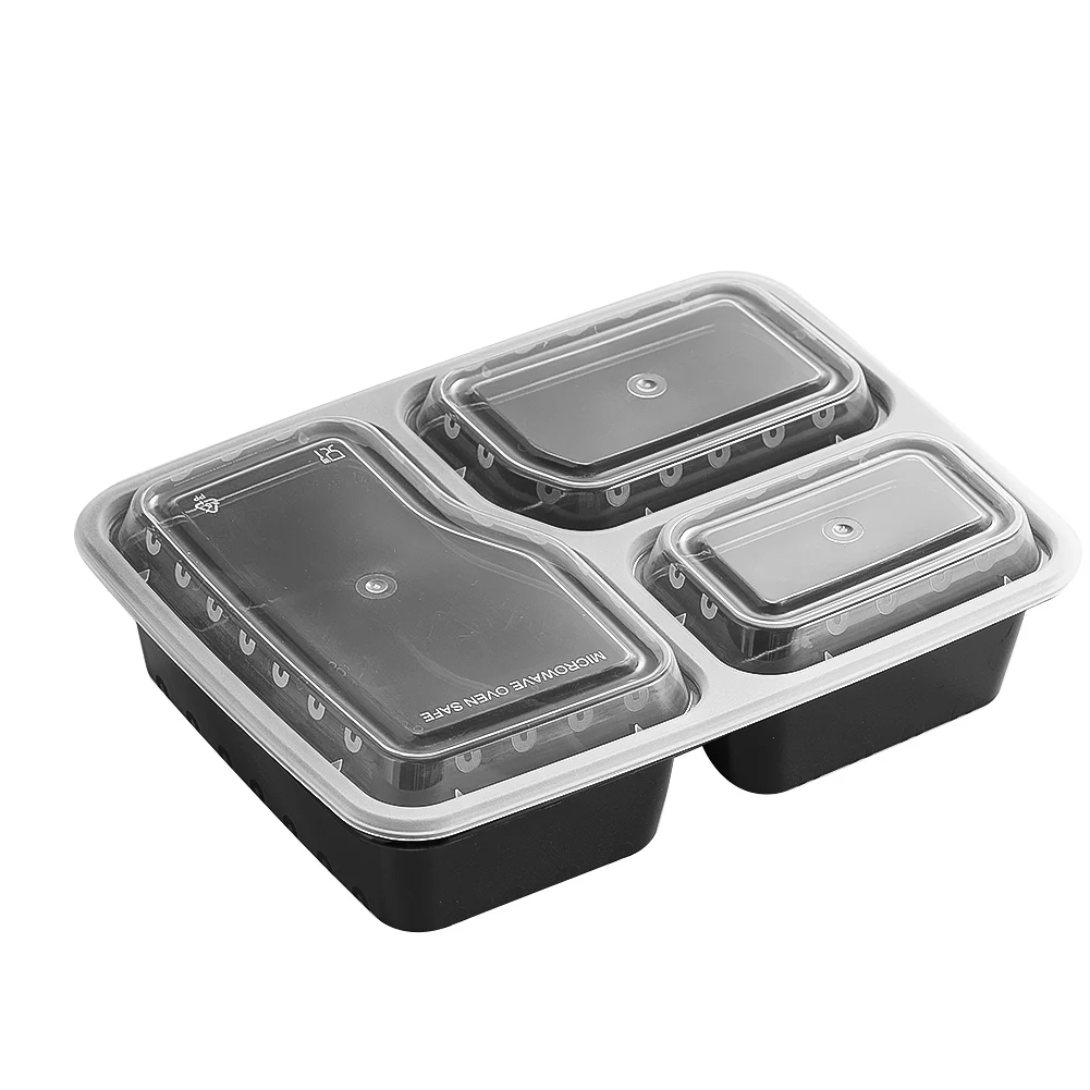 Meal Prep Freezer - 7 Pack 3 Compartment Meal Prep