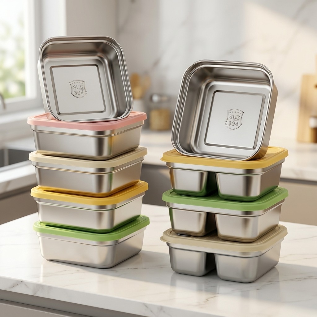 Meal Prep Freezer - Fruit Vegetable Storage Container Stackable Large