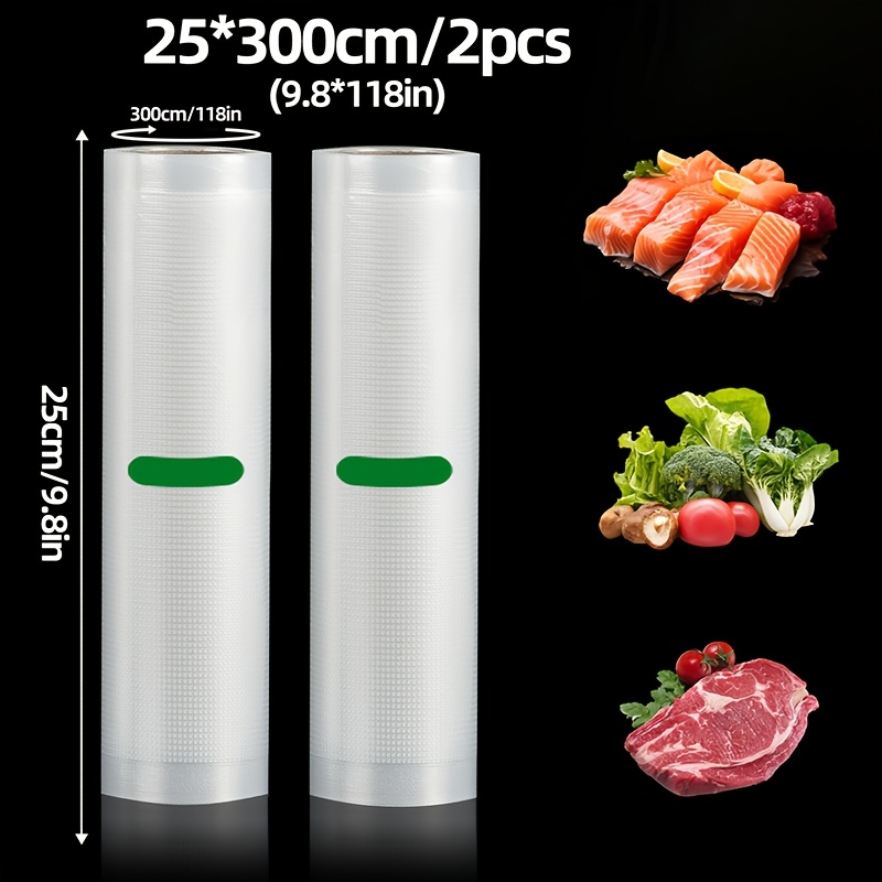 Meal Prep Co - 2-Pack 3M Vacuum Sealer Rolls: BPA-Free,