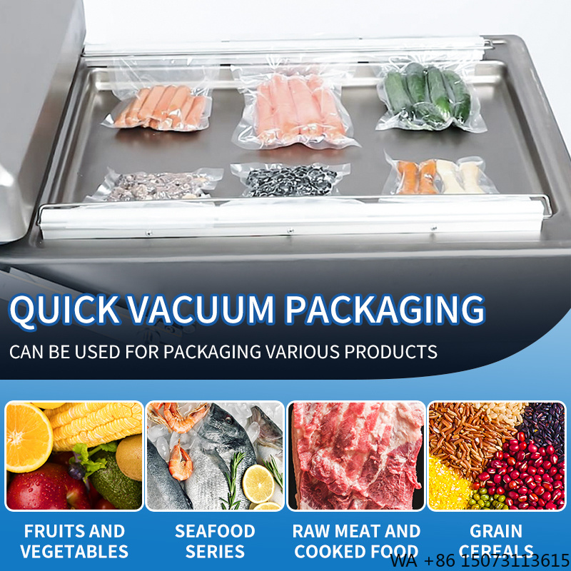 Meal Prep Chicken - DZ-4002SA Double Chamber Vacuum Packing for