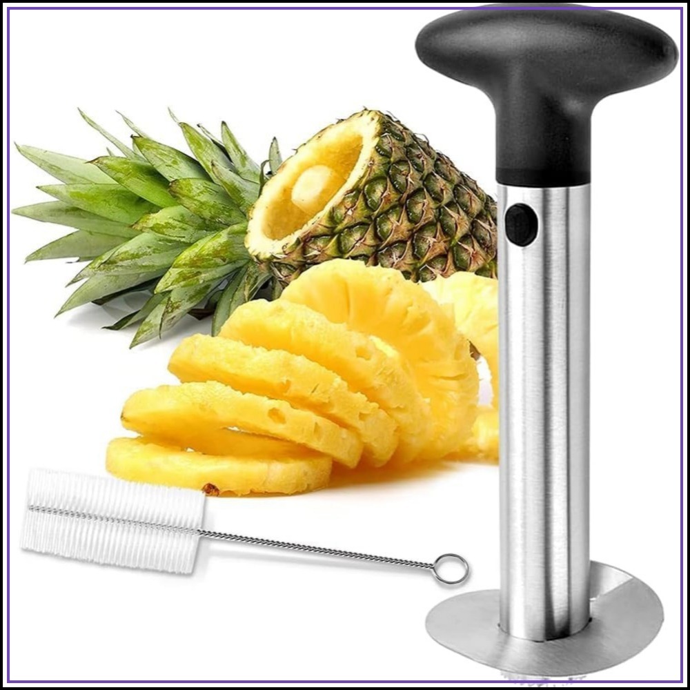 Pineapple Corer Slicer - Stainless Steel Pineapple Corer & Slicer