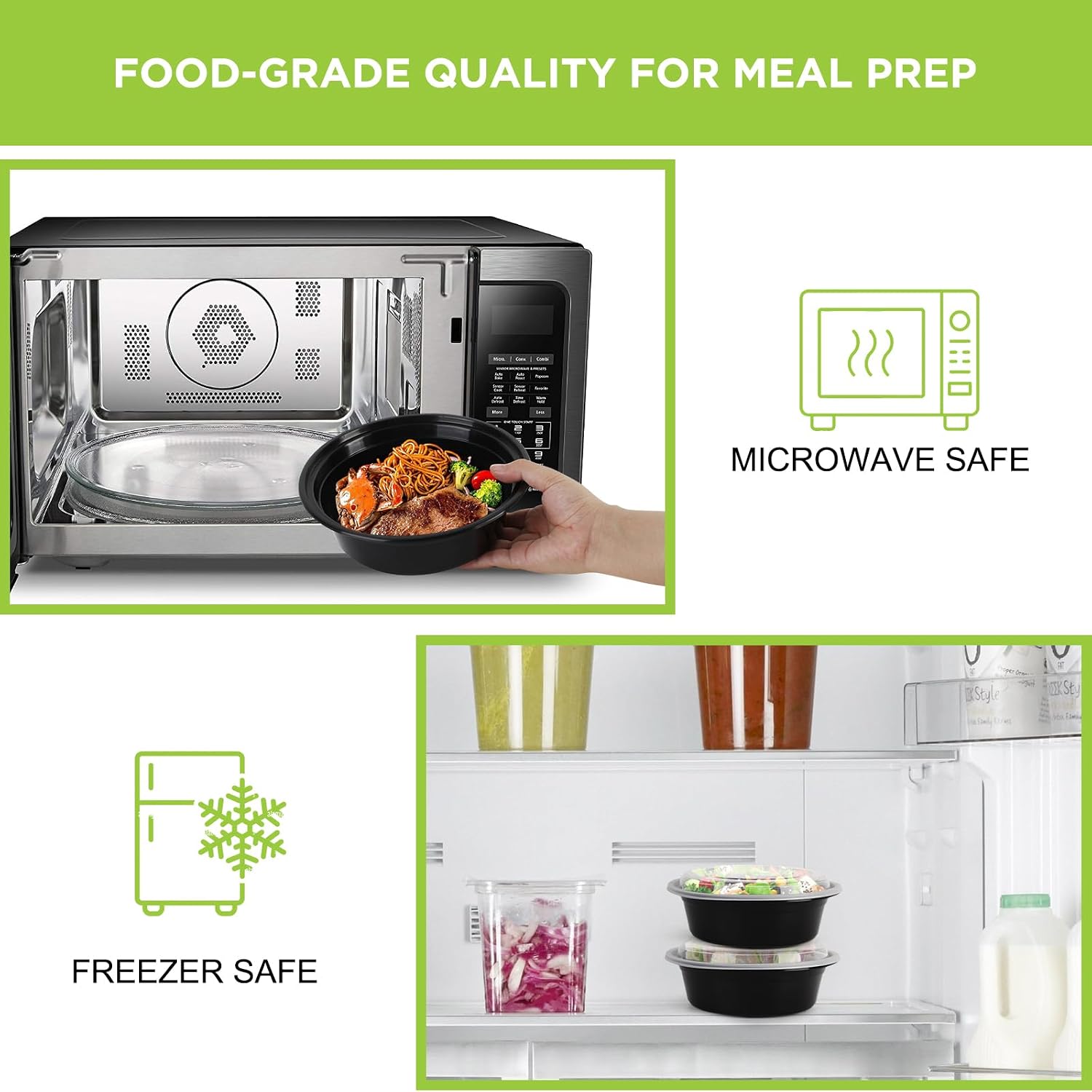 Meal Prep Containers with Lids - огляд і ціна Meal Prep Freezer