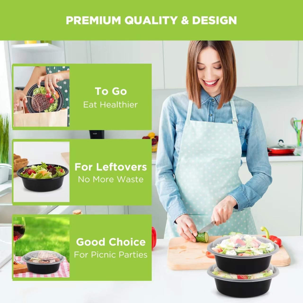 Meal Prep Containers with Lids - огляд і ціна Meal Prep Freezer