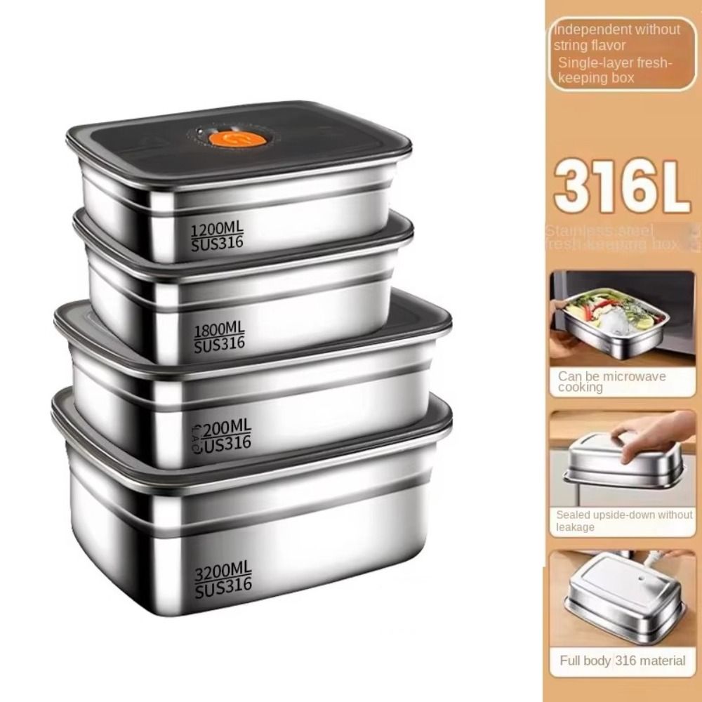 Stainless Steel Camping Lunch  - огляд і ціна Meal Prep Freezer
