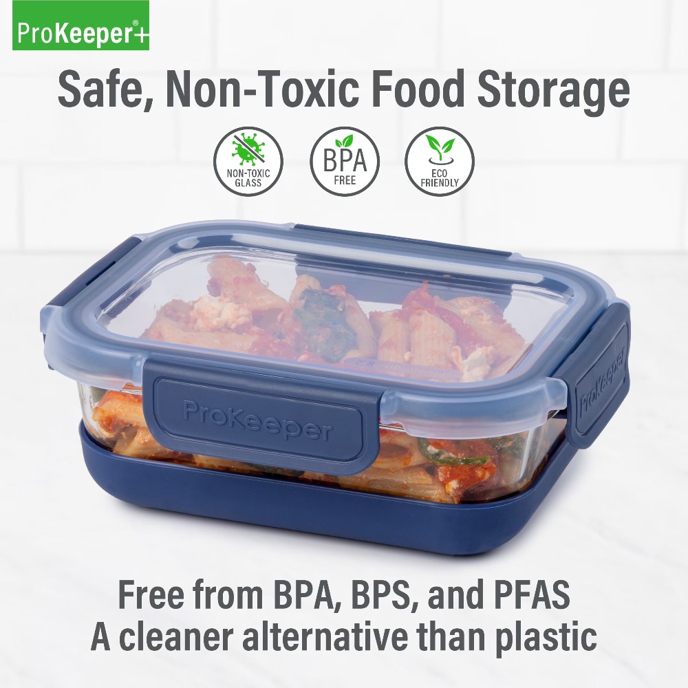 2.8 Cup Glass Food Storage Con - огляд і ціна Meal Prep Freezer