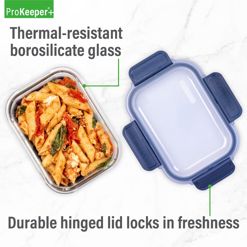 2.8 Cup Glass Food Storage Con - огляд і ціна Meal Prep Freezer