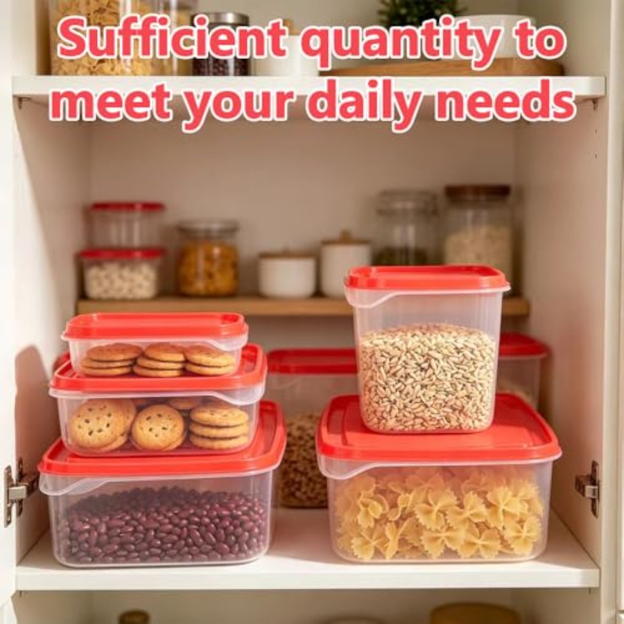 17Pcs Plastic Food Storage Set - огляд і ціна Meal Prep Food
