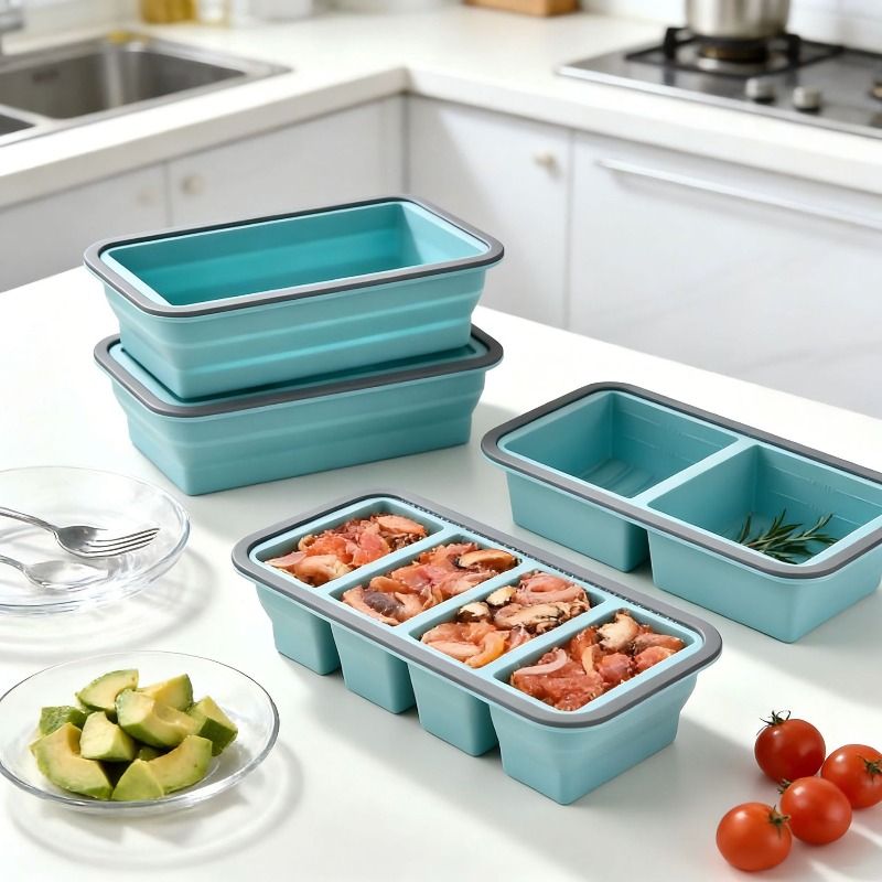 Silicone Freezer Tray for Soup - огляд і ціна Meal Prep Freezer