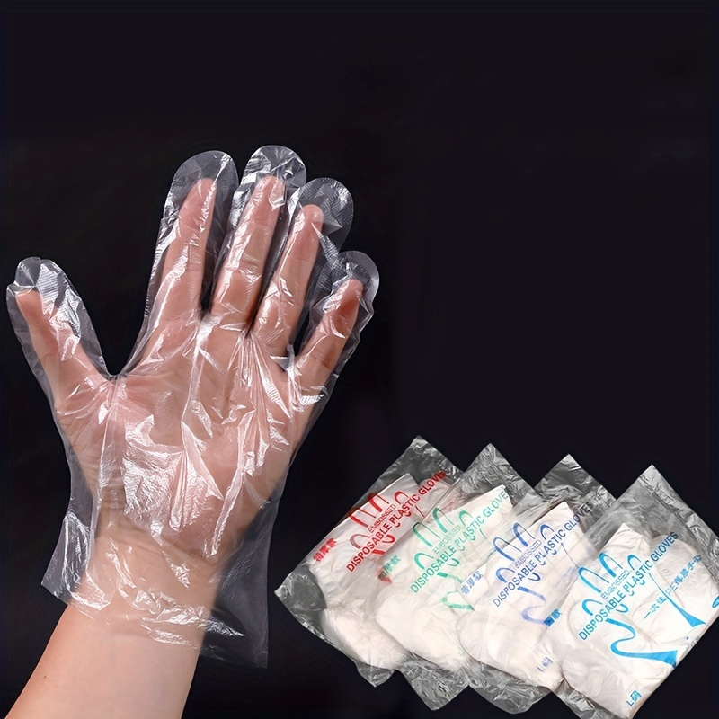 100pcs Plastic Disposable Glov - огляд і ціна Meal Prep Restaurant