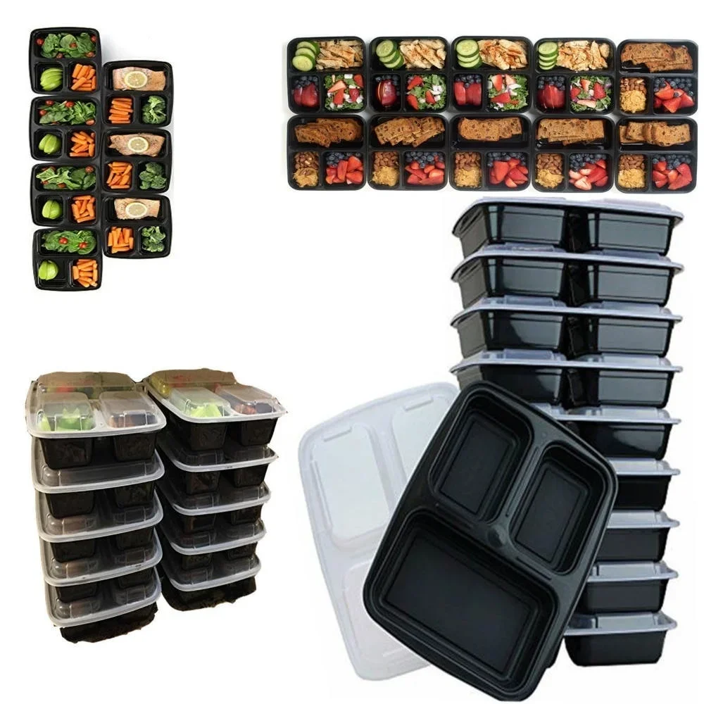 7 Pack 3 Compartment Meal Prep - огляд і ціна Meal Prep Freezer