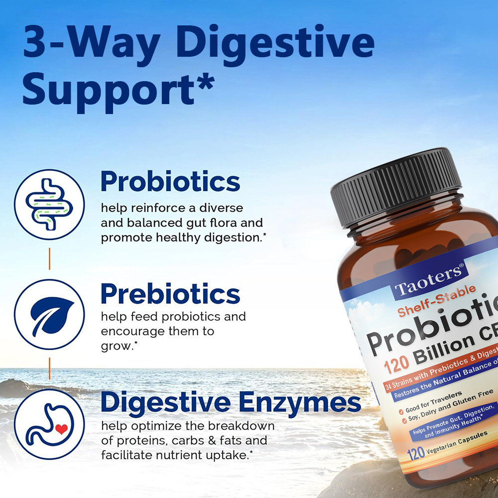 3-in-1 Probiotics Capsules 120 - огляд і ціна Meal Prep Co