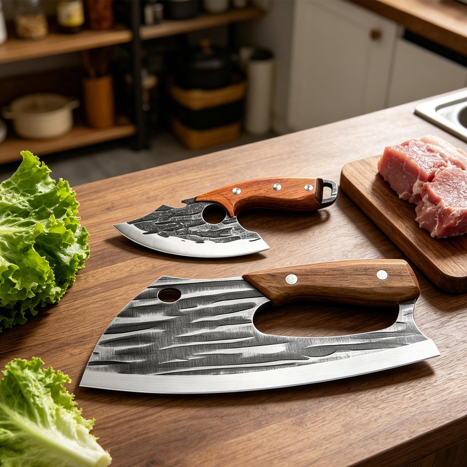 2pcs Meat Cleaver Heavy Duty B - огляд і ціна Meal Prep Restaurant