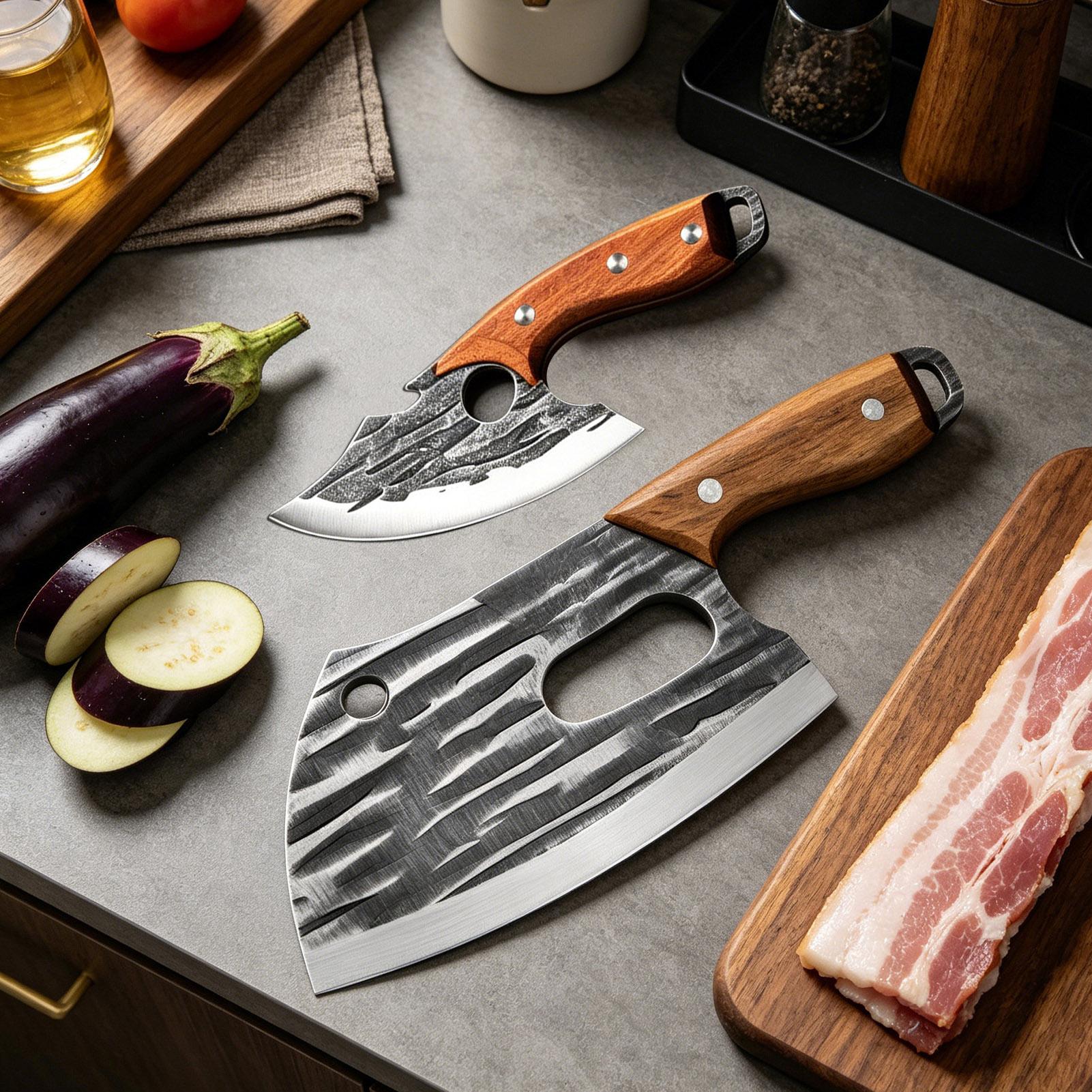 2pcs Meat Cleaver Heavy Duty B - огляд і ціна Meal Prep Restaurant