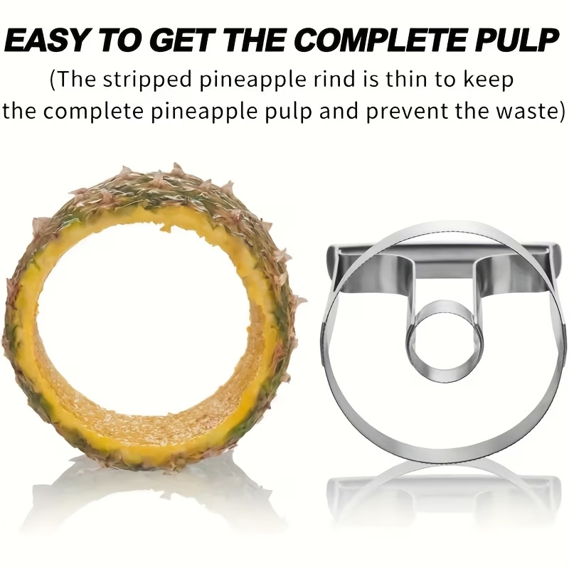 Pineapple Peeler Core Puller T - огляд і ціна Pineapple Corer Slicer