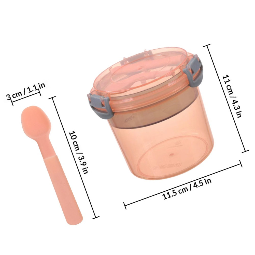 2Pcs Overnight Oats Jar Set Pr - огляд і ціна Meal Prep Gym