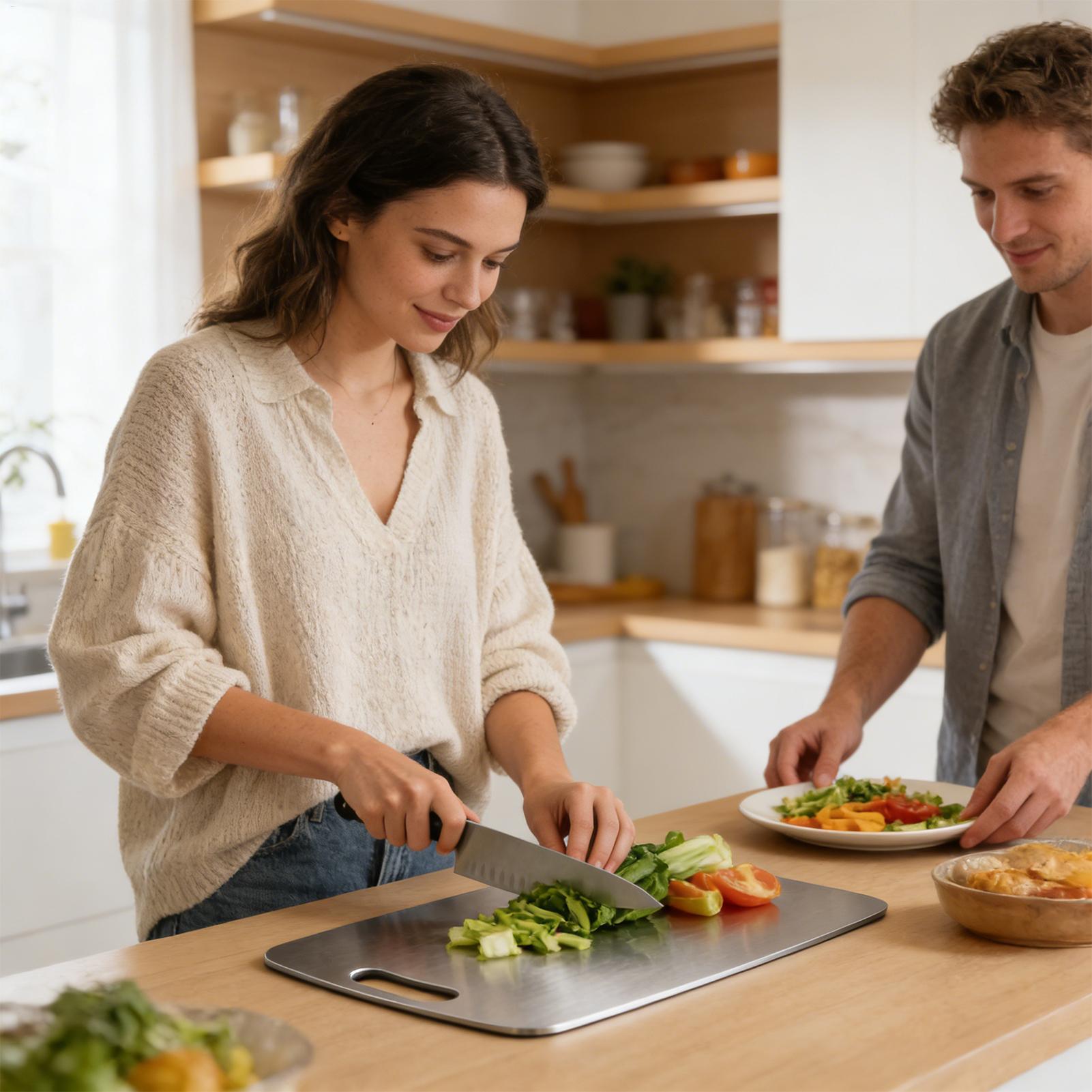 Stainless Steel Cutting Board  - огляд і ціна Meal Prep Chicken
