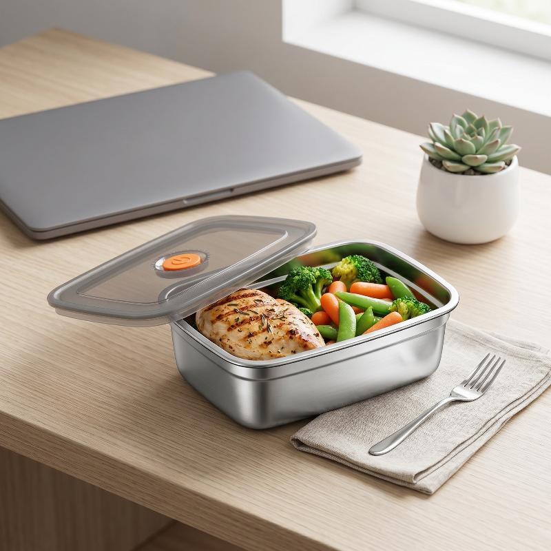 Stainless Steel Camping Lunch  - огляд і ціна Meal Prep Freezer