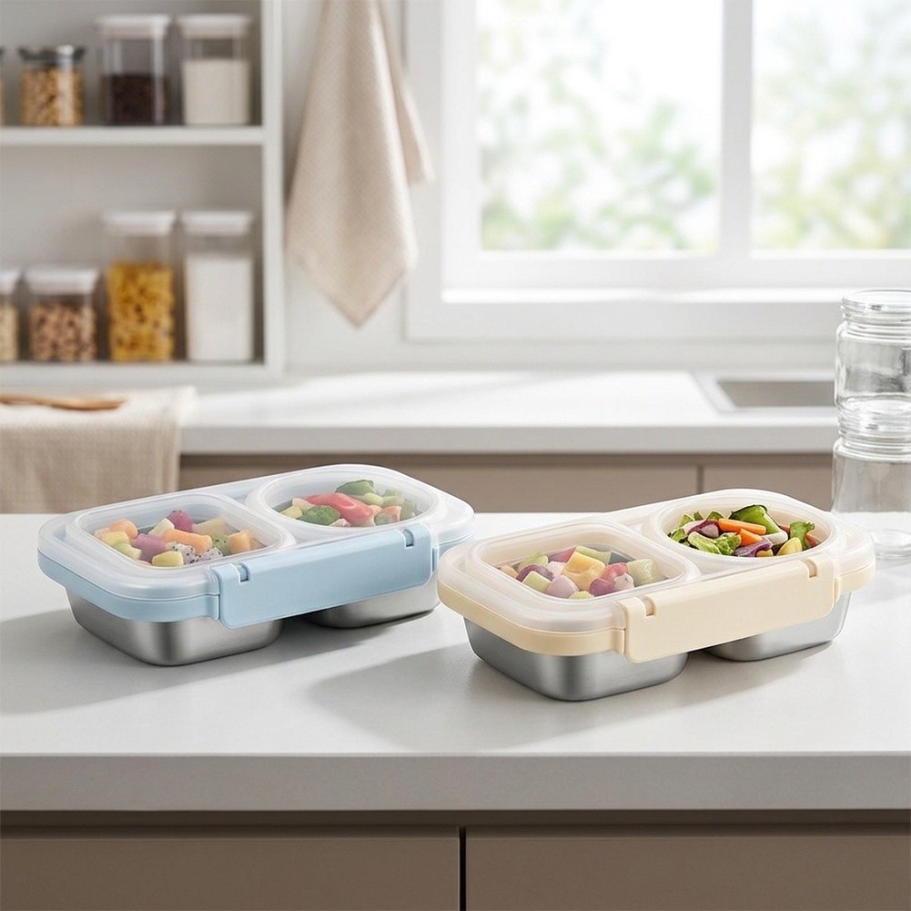 2 Pack 400ml Stainless Steel L - огляд і ціна Meal Prep Gym