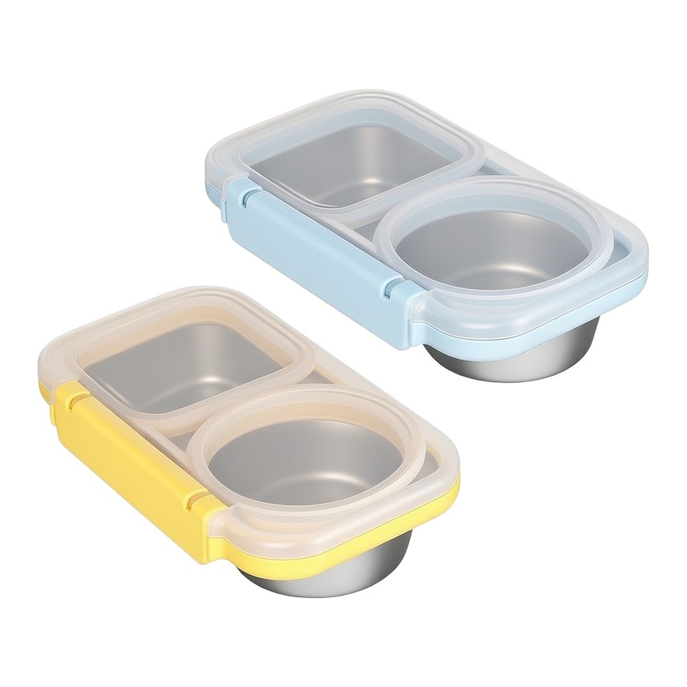 2 Pack 400ml Stainless Steel L - огляд і ціна Meal Prep Gym