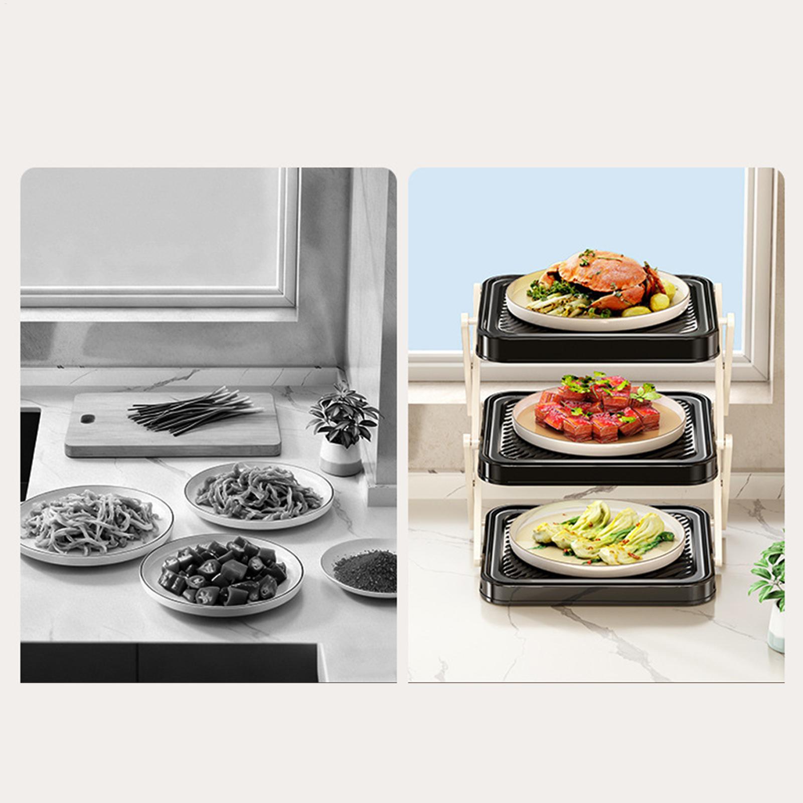 Multi-Layer Food Prep Tray Rac - огляд і ціна Meal Prep Food