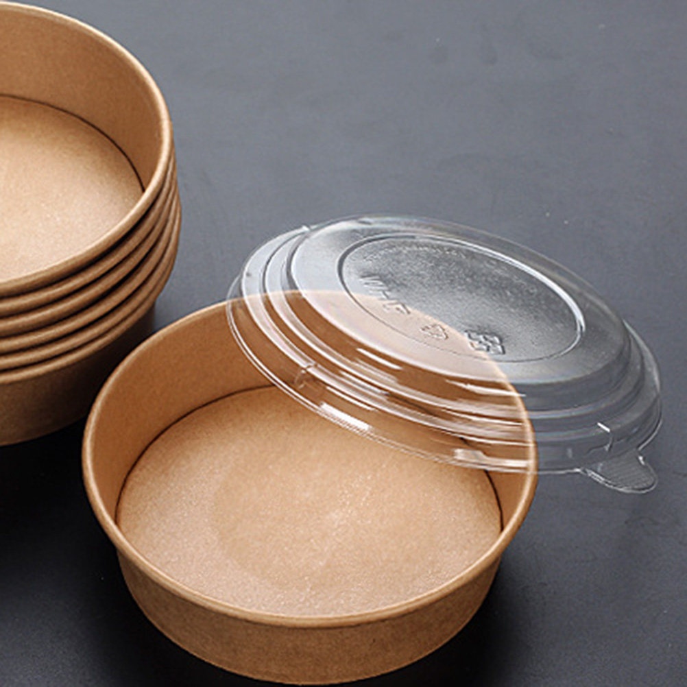 20Pcs Kraft Paper Bowls Leakpr - огляд і ціна Meal Prep Food