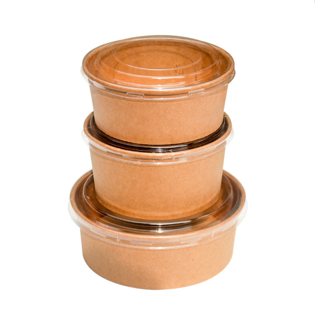 20Pcs Kraft Paper Bowls Leakpr - огляд і ціна Meal Prep Food