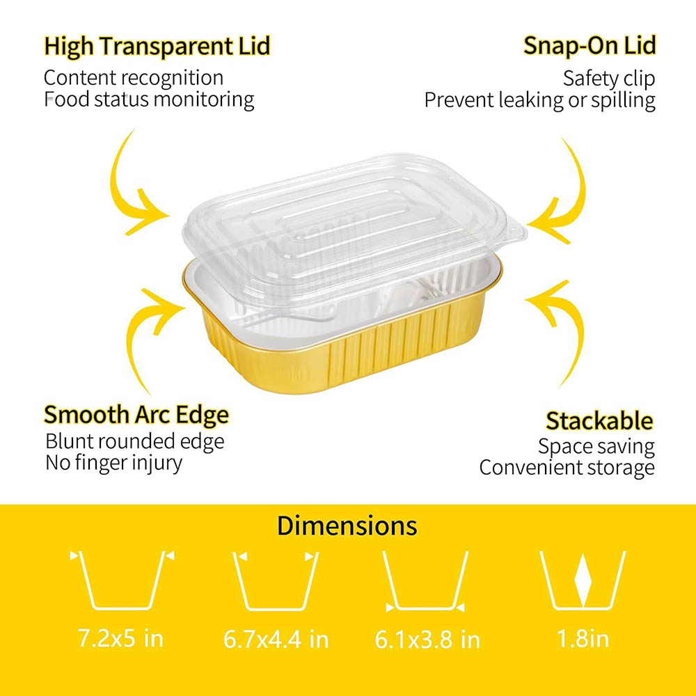Small Aluminum Pans with Lids  - огляд і ціна Meal Prep Freezer