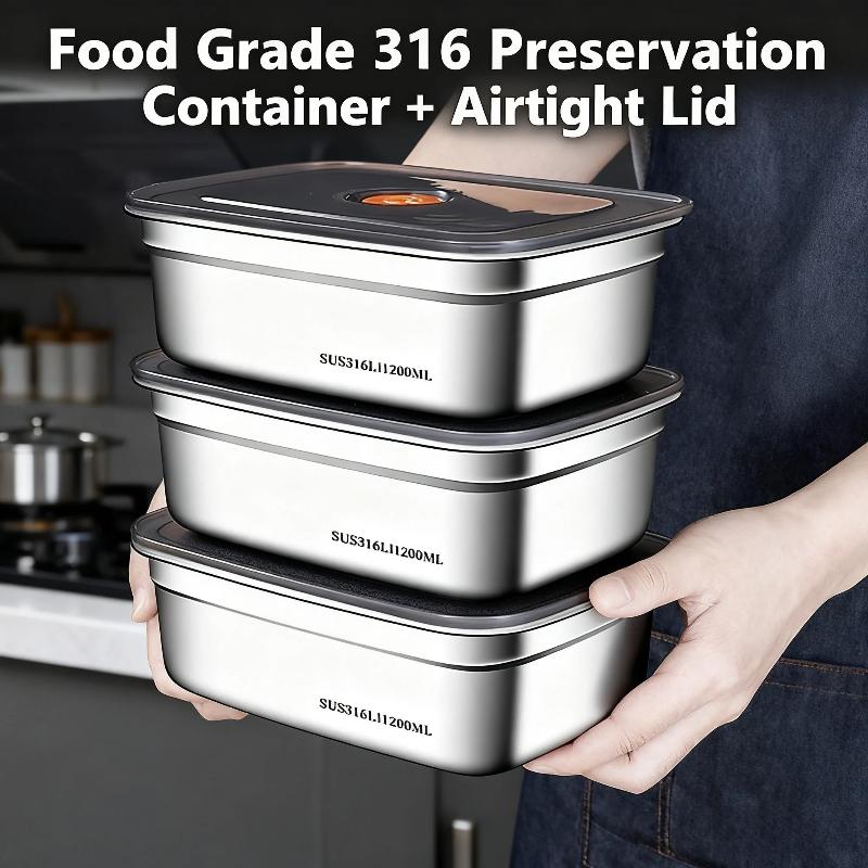 (BF06)Stainless Steel Camping  - огляд і ціна Meal Prep Freezer