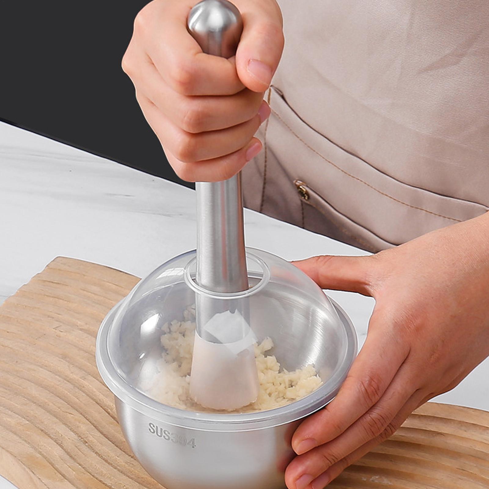 Garlic Mincer Tool Manual Food - огляд і ціна Meal Prep Restaurant