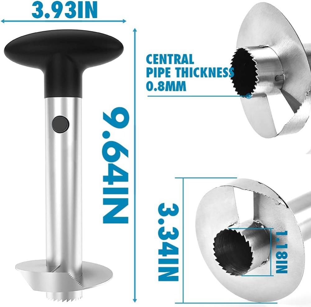 Stainless Steel Pineapple Core - огляд і ціна Pineapple Corer Slicer