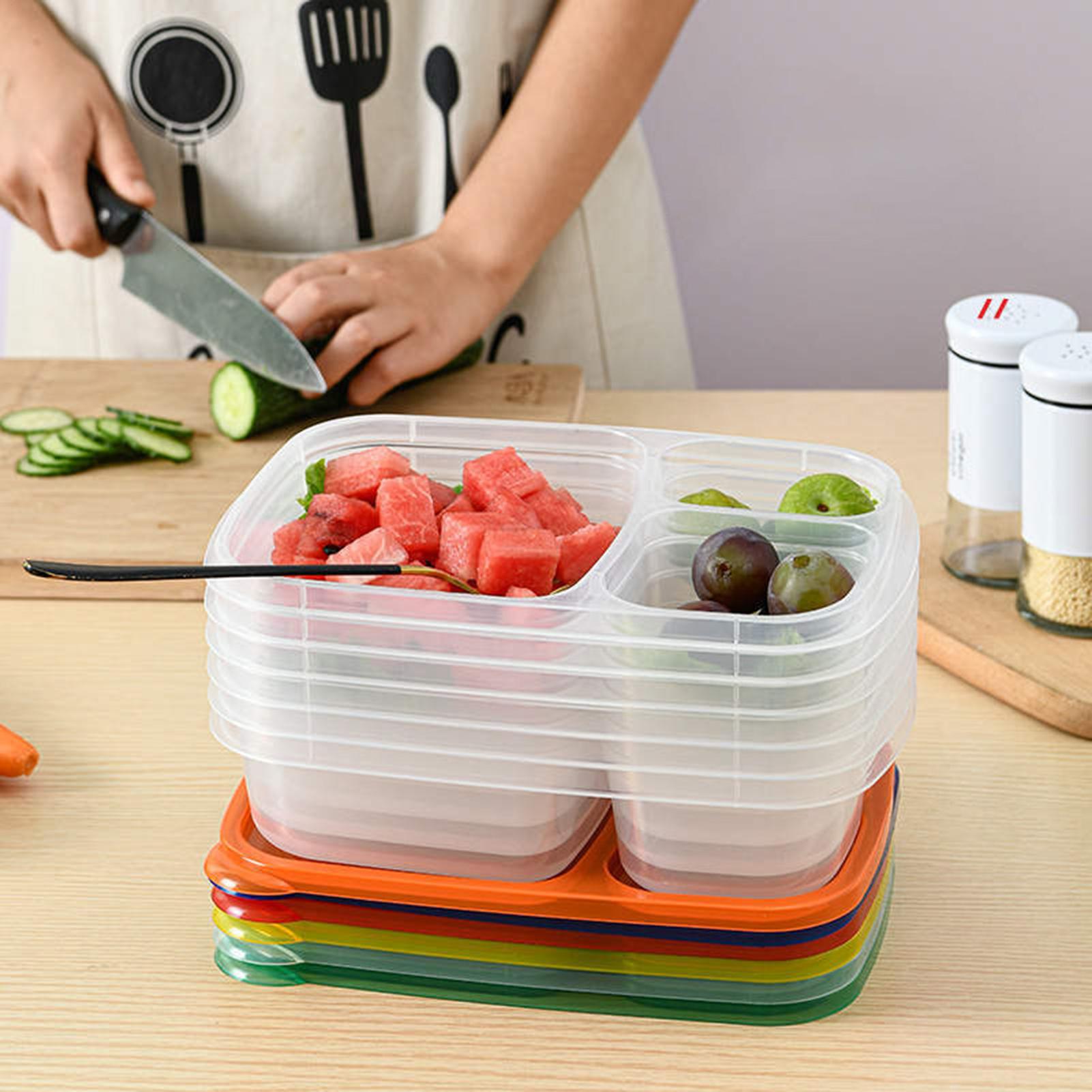 Meal Prep Containers 3-Compart - огляд і ціна Meal Prep Restaurant
