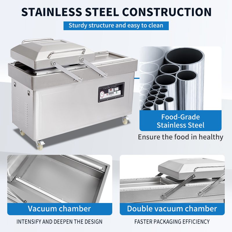 DZ-500 Commercial Vacuum Seale - огляд і ціна Meal Prep Food