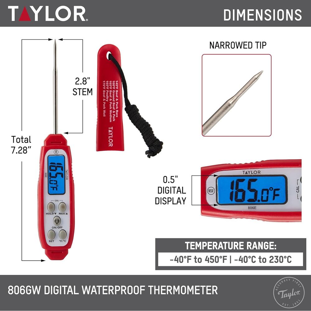 Digital Read Meat Thermometer  - огляд і ціна Meal Prep Chicken