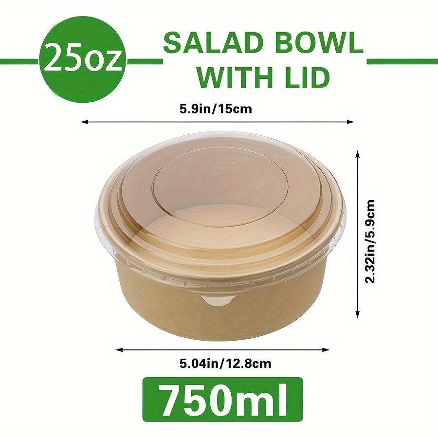 25Oz/750Ml 25/50 Pack Paper Bo - огляд і ціна Meal Prep Food