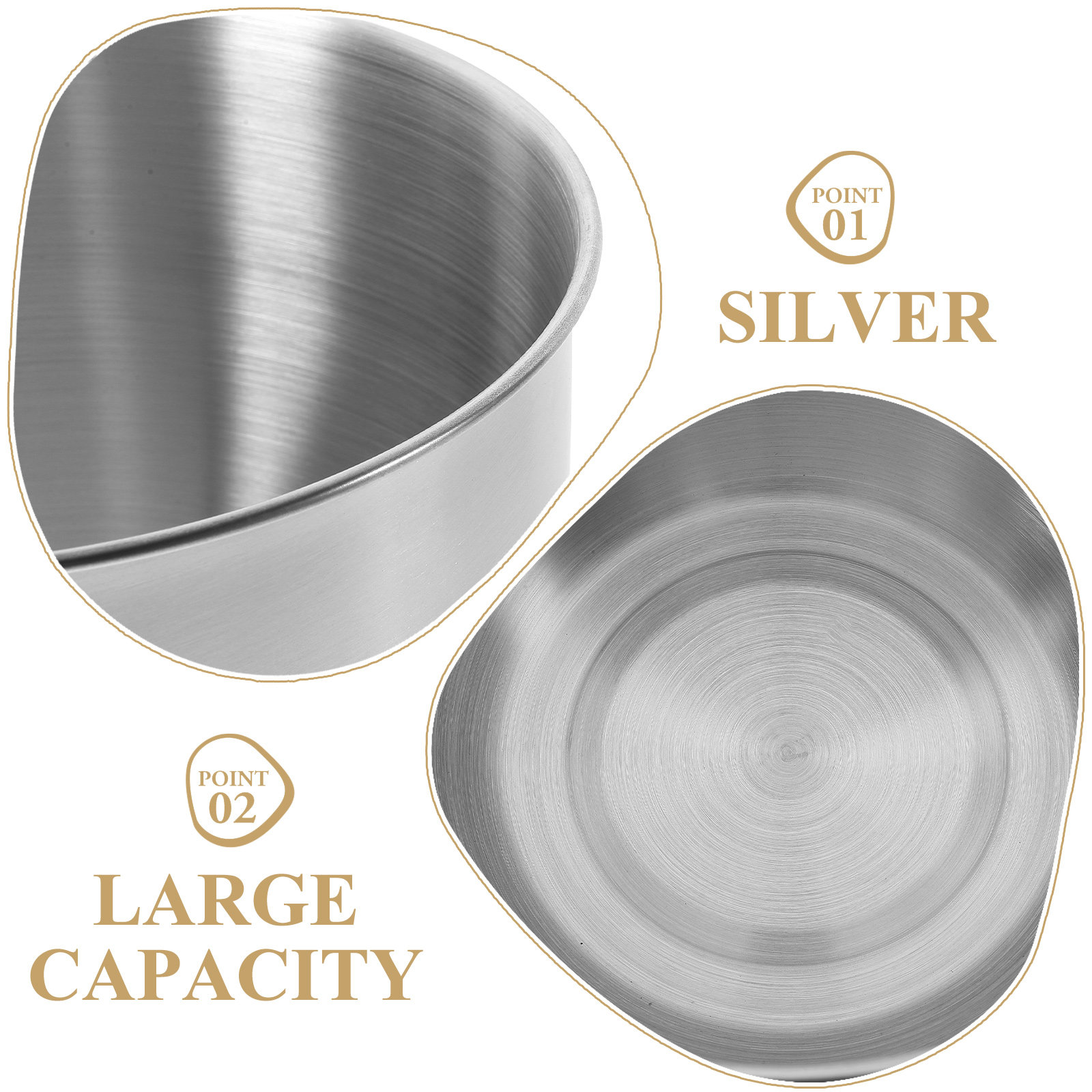 Deep Stainless Steel Mixing Bo - огляд і ціна Meal Prep Food