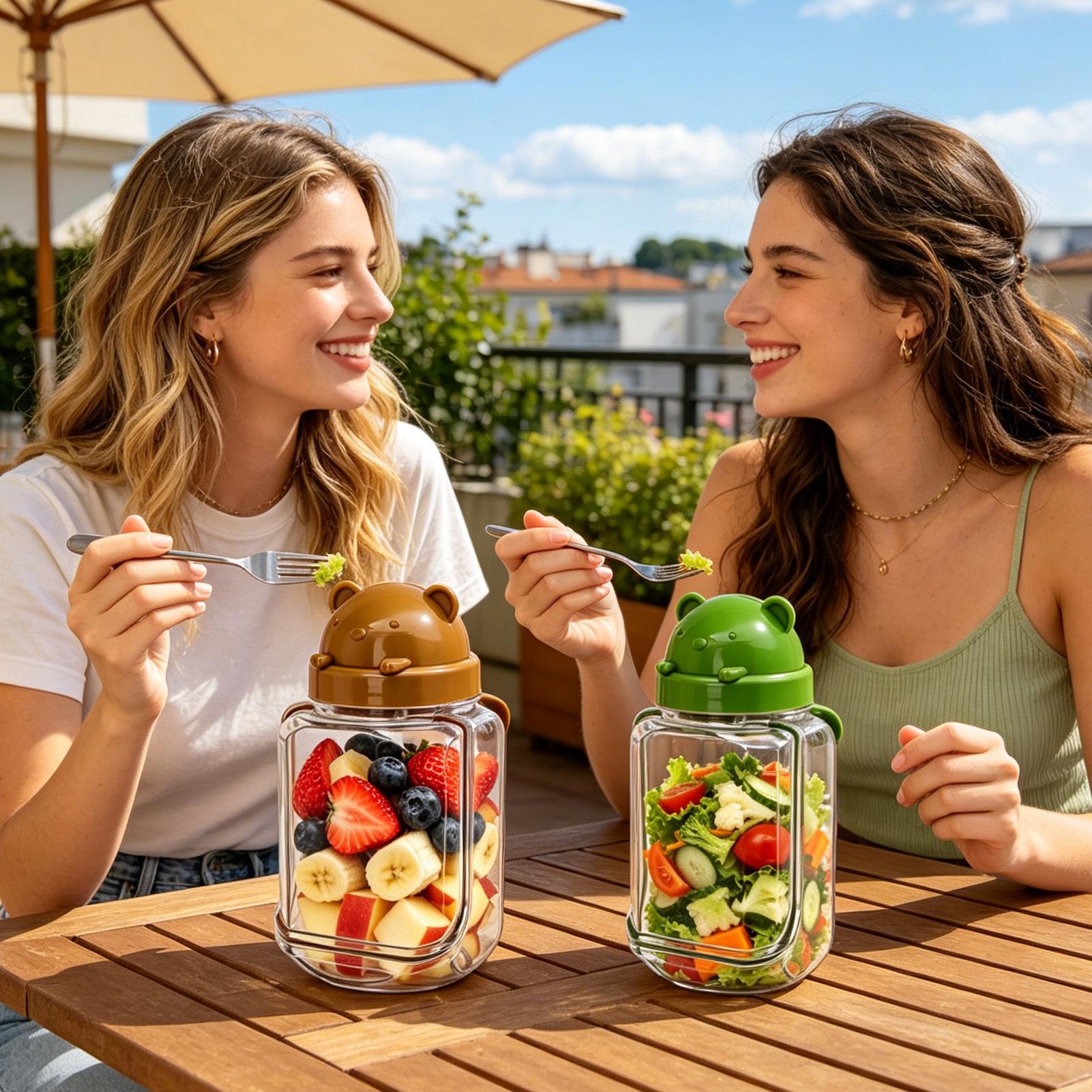 Meal Prep Jars Portable Leak-P - огляд і ціна Meal Prep Gym