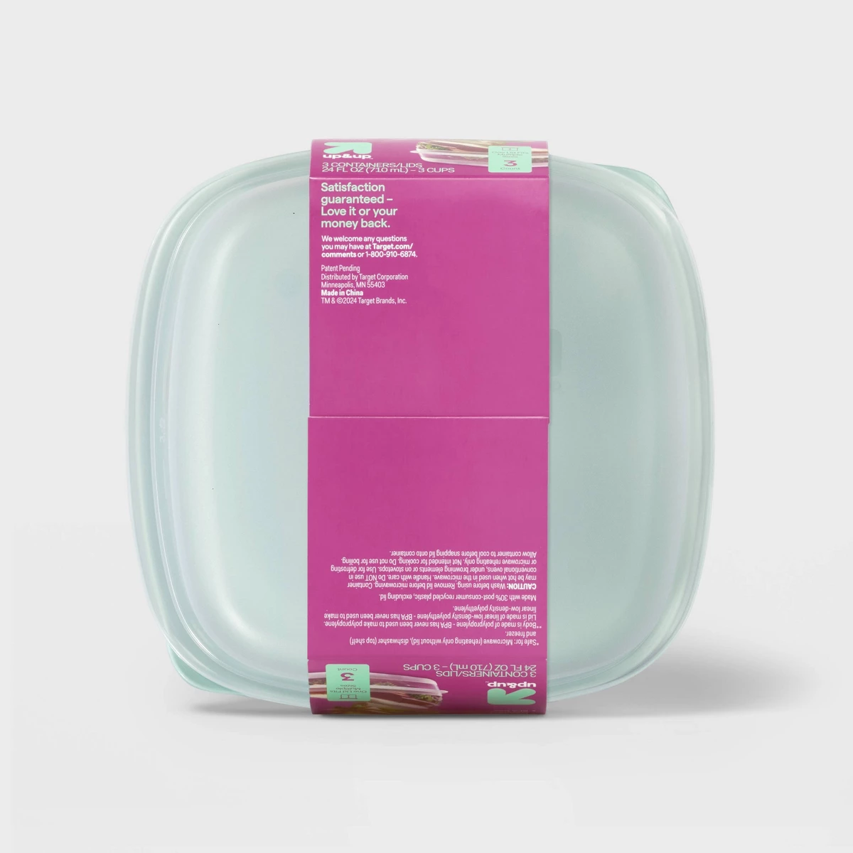 2026 New 3 Pack 24oz Square Fo - огляд і ціна Meal Prep Freezer